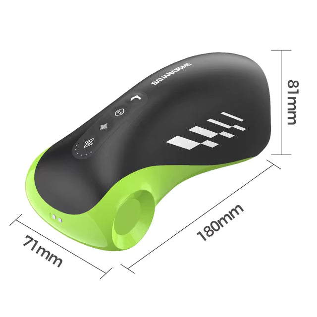 E-stim Penis Trainer Vibrator Stroker Blowjob with Vibration & Electric Shock & Heating Modes