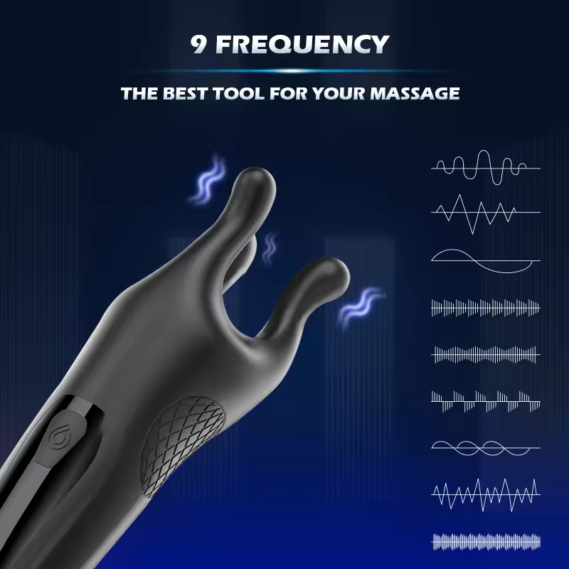 3 IN 1 Electric Penis Trainer Glans Stimulator Massager Masturbator with 9 Modes