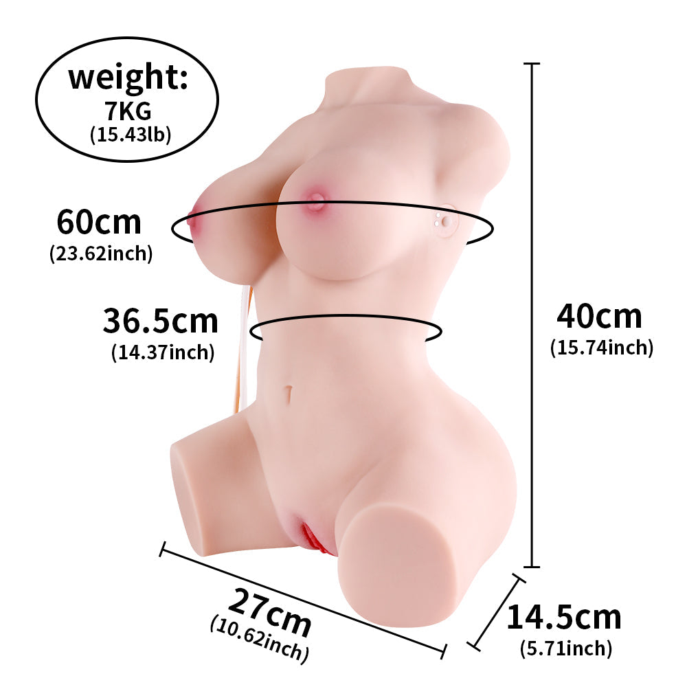Melida Auto - 15.43LB Automatic Sucking Torso Sex Doll Male Masturbator