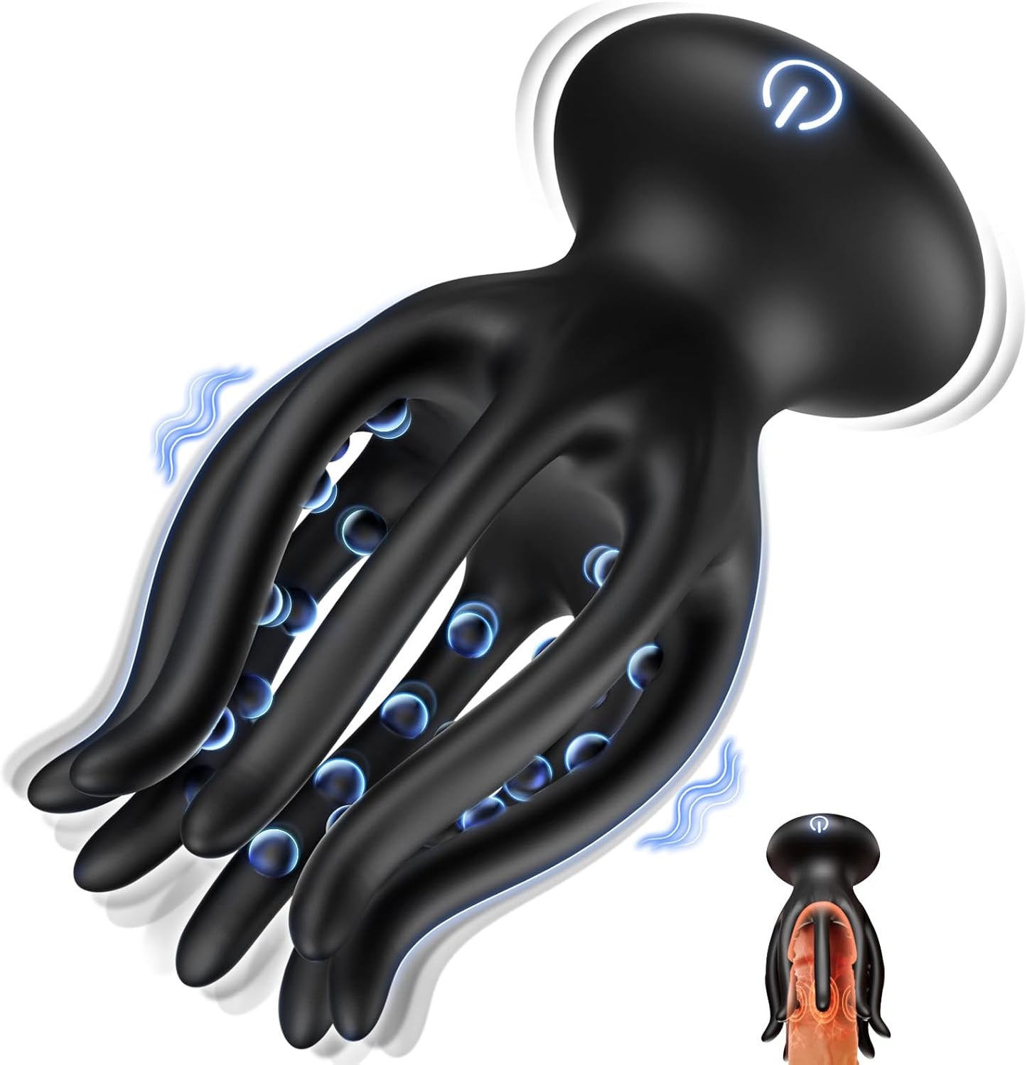 Octopus Tentacle Penis Trainer Vibrator Masturbator with 10 Vibration Modes