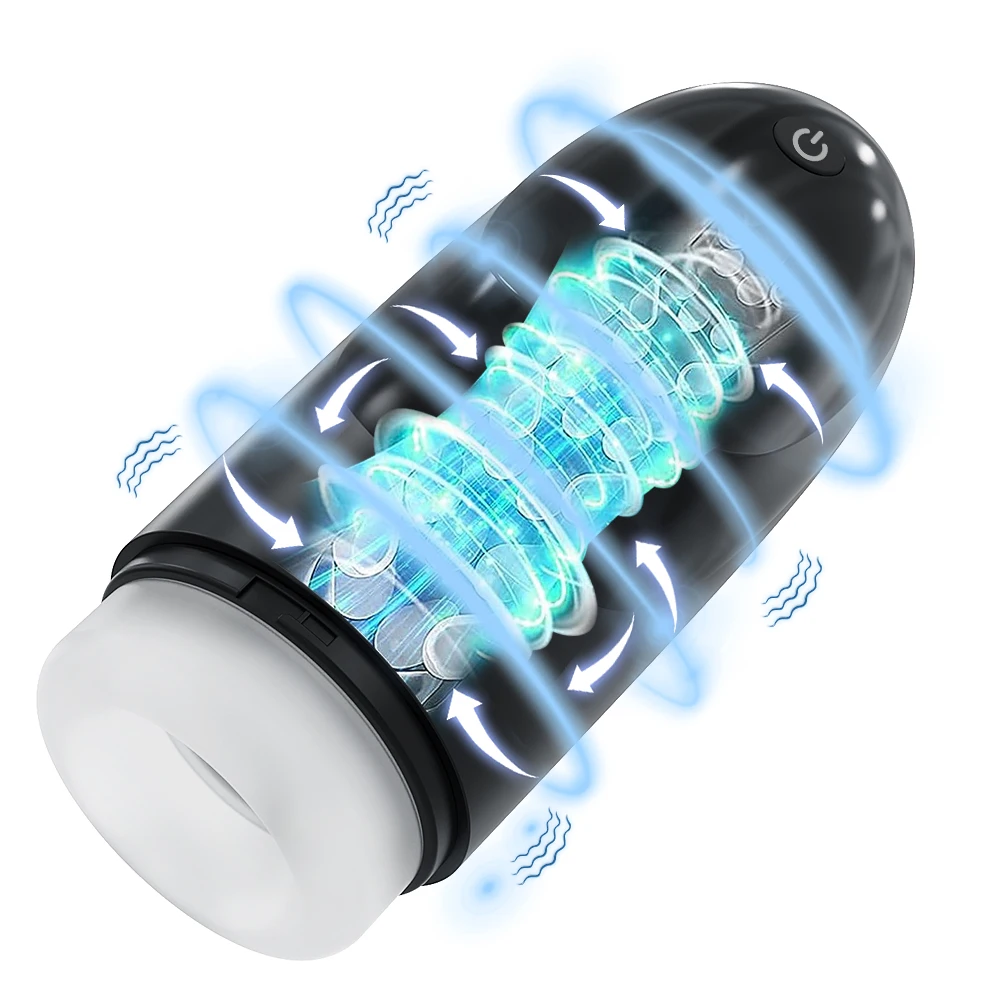 Automatic Masturbator Pocket Pussy Stroker Machine with 3 Vibration & 9 Suction Modes