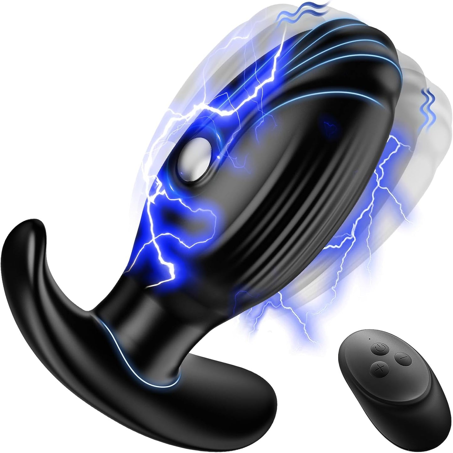 E-stim Prostate Massager Butt Plug Anal Toys with 10 x 3 Patterns