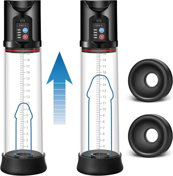 Automatic Electric Penis Vacuum Pump Enlarger with 4 Powerful Suction Modes