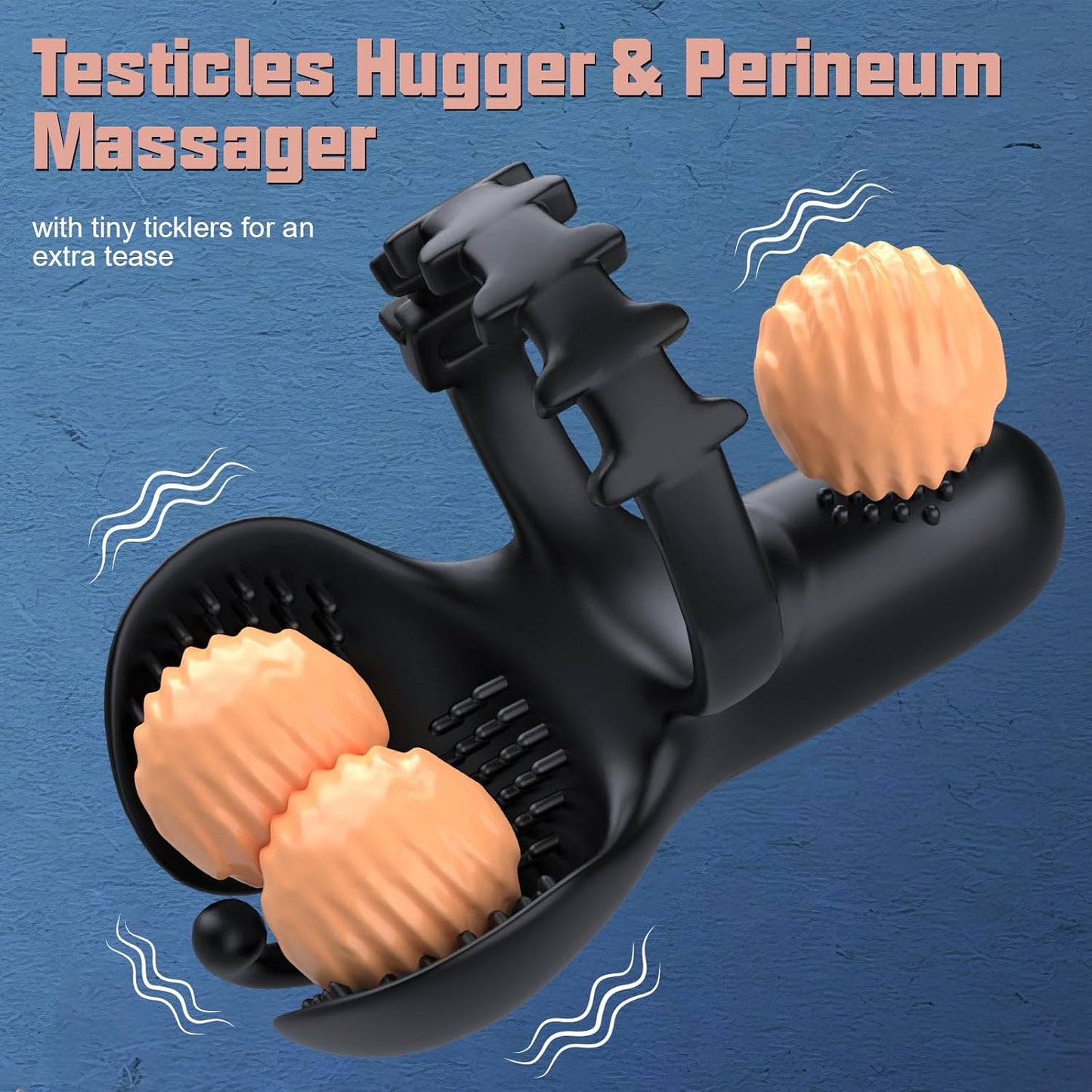 Adjustable Penetration Penis Trainer Glans Massager with 9 Vibration Modes