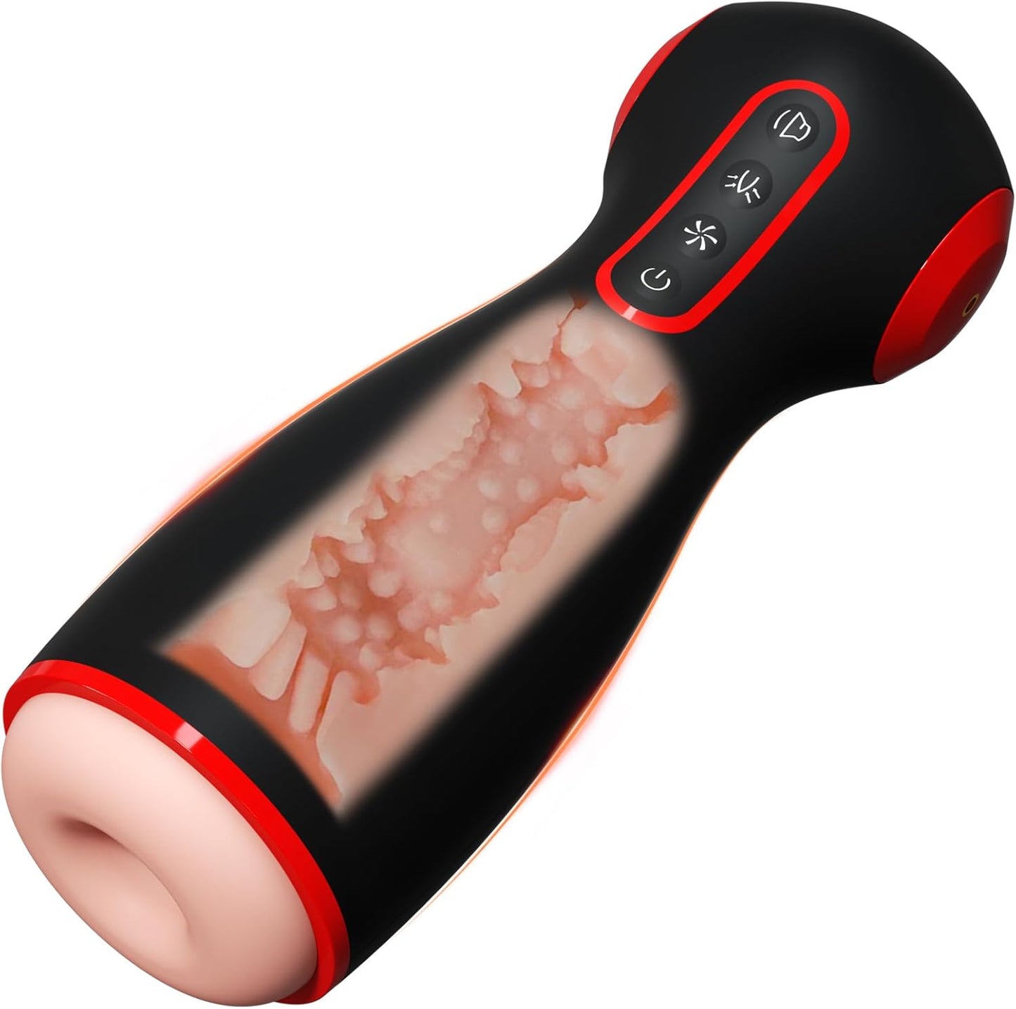 Automatic Blowjob Machine Masturbator with 10 Vibrating & 7 Sucking & 7 Squeezing