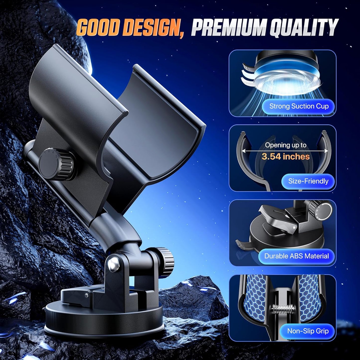 200°Adjustable Hands-Free Masturbators Stand - Sex Toy Mount