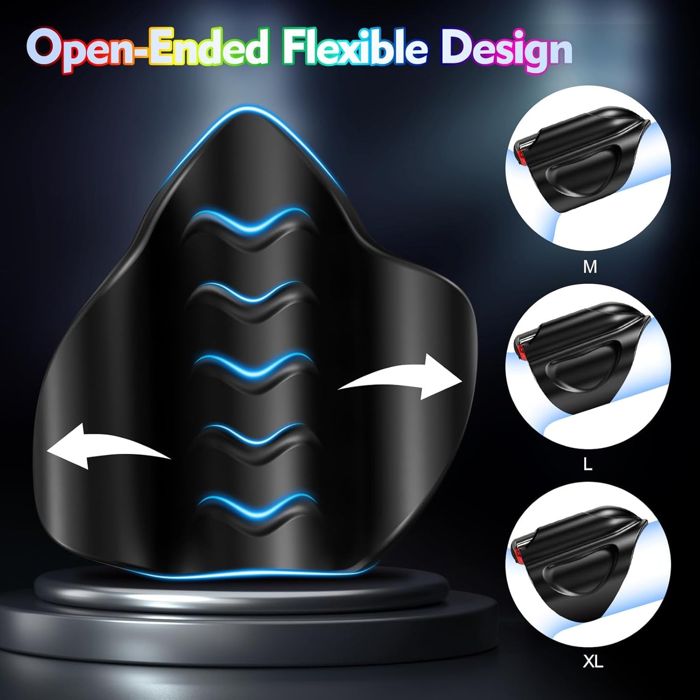 3 IN 1 Electric Penis Trainer Vibrator Masturbator with 9 Vibrating Modes