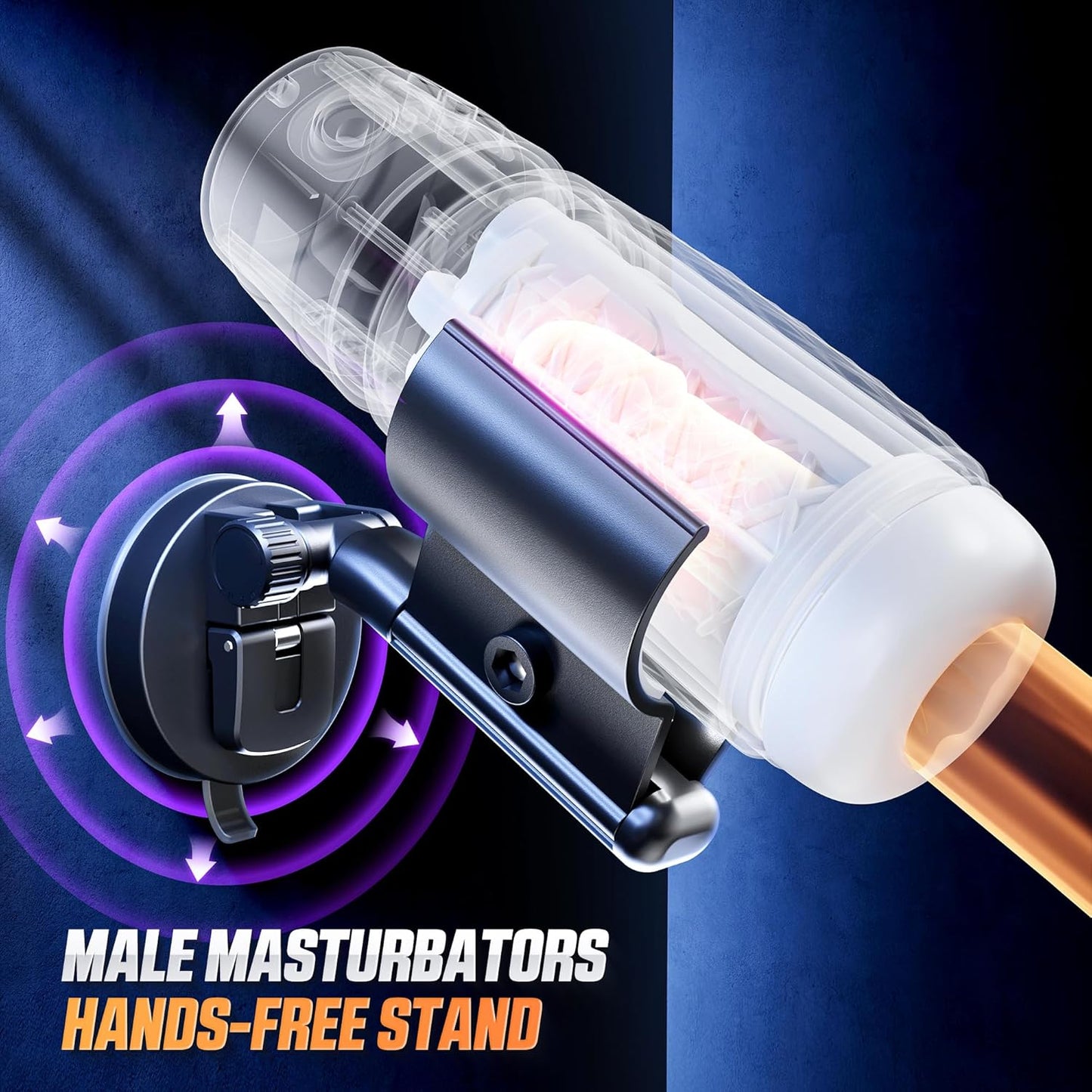 200°Adjustable Hands-Free Masturbators Stand - Sex Toy Mount
