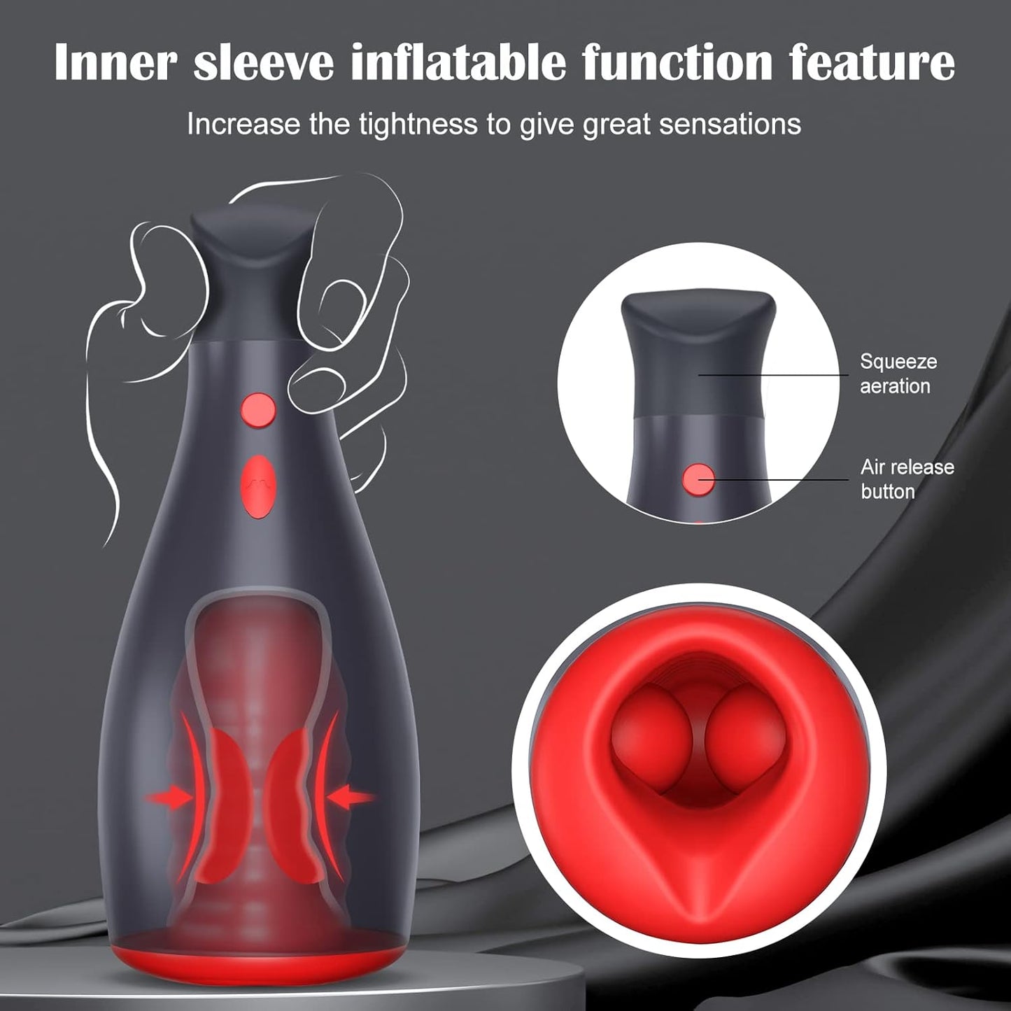 Deep Throat Oral Automatic Masturbator Blowjob Sex Machine with 7 Vibrations Modes