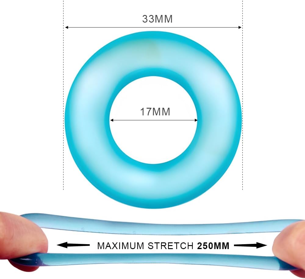 3 Pcs Silicone Penis Ring Glow in The Dark Ring