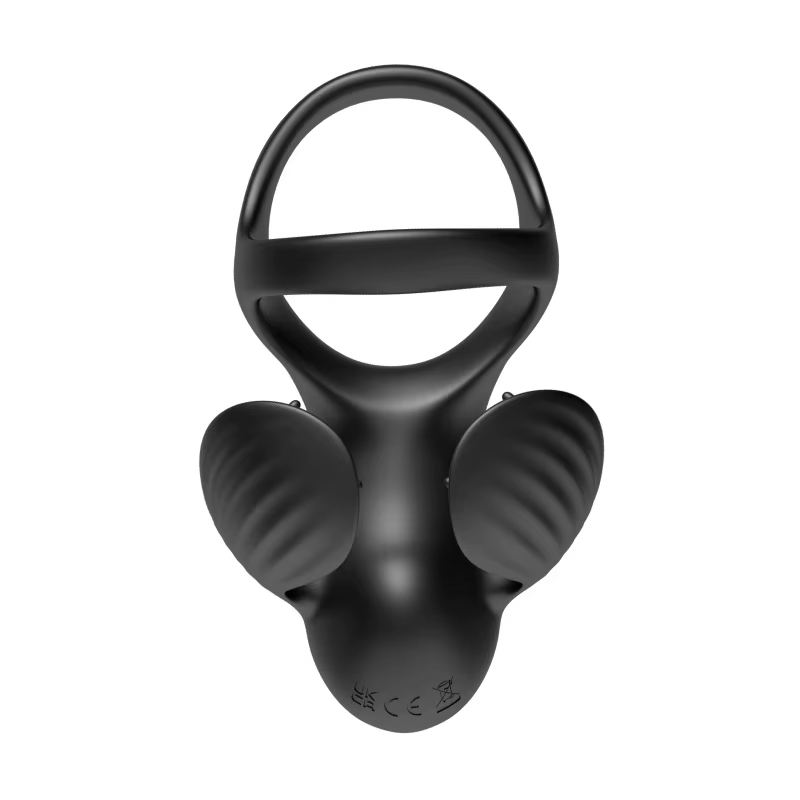 Electric Testicle Penis Trainer Vibrator Massager Cock Ring with 9 Vibration Modes