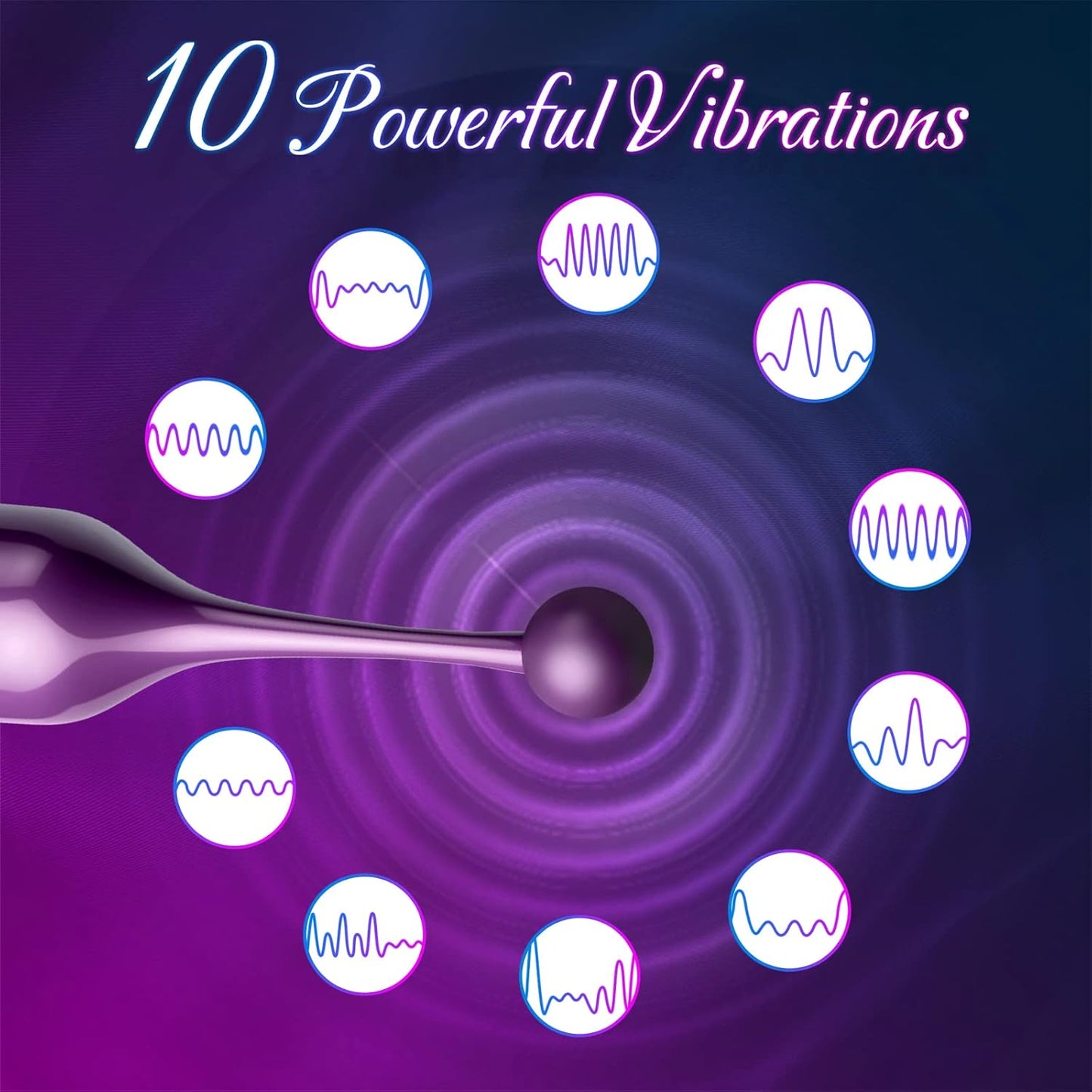 Clitoral Vibrator Nipple Clip Stimulator with 10 Powerful Vibrations
