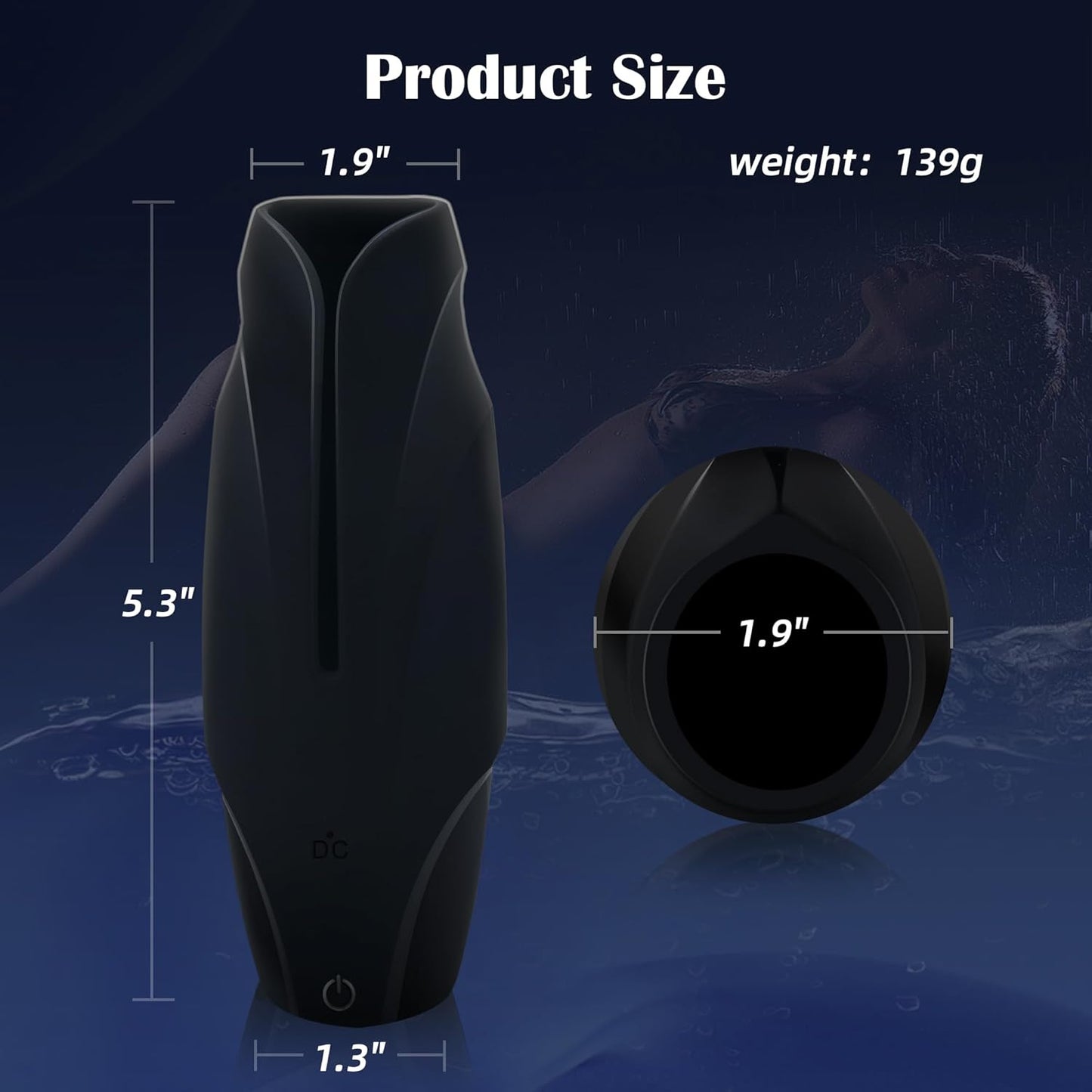 3 IN 1 Electric Masturbator Penis Trainer Stroker Blowjob with 10 Vibration Modes