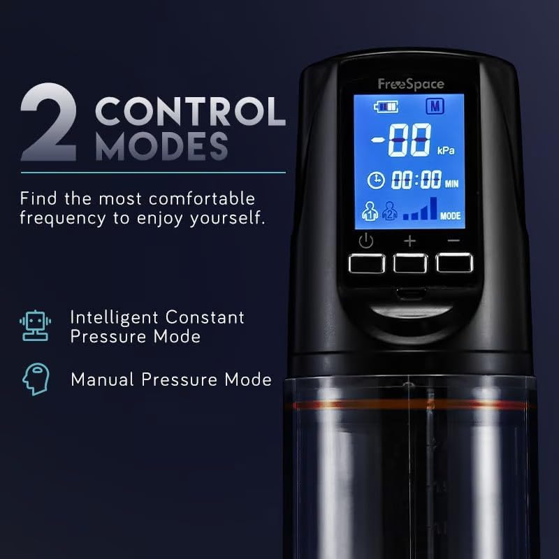 Automatic Vacuum Penis Pump Enlargement with 2 Powerful Modes & 4 Intensities