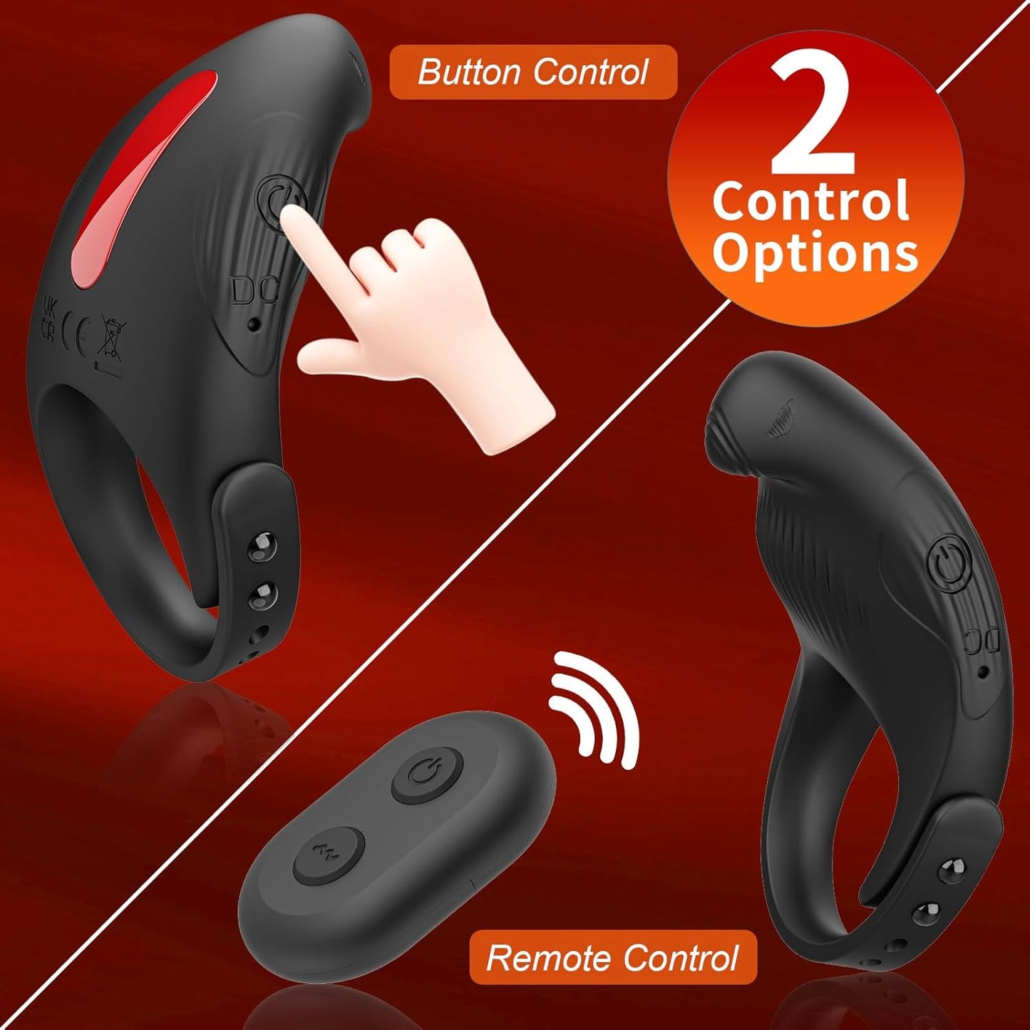 Eagle Shape Cock Ring Penis Stimulator with 7 Vibrations