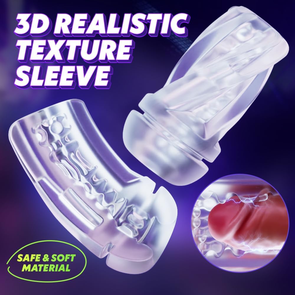 Automatic Sucking Male Masturbator Cup Blowjob with 9 Suction & 9 Vibration Modes