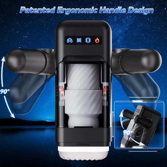 6 IN 1 Automatic Masturbation Stroker with 10 Vibration Modes & 2 Heating Levels