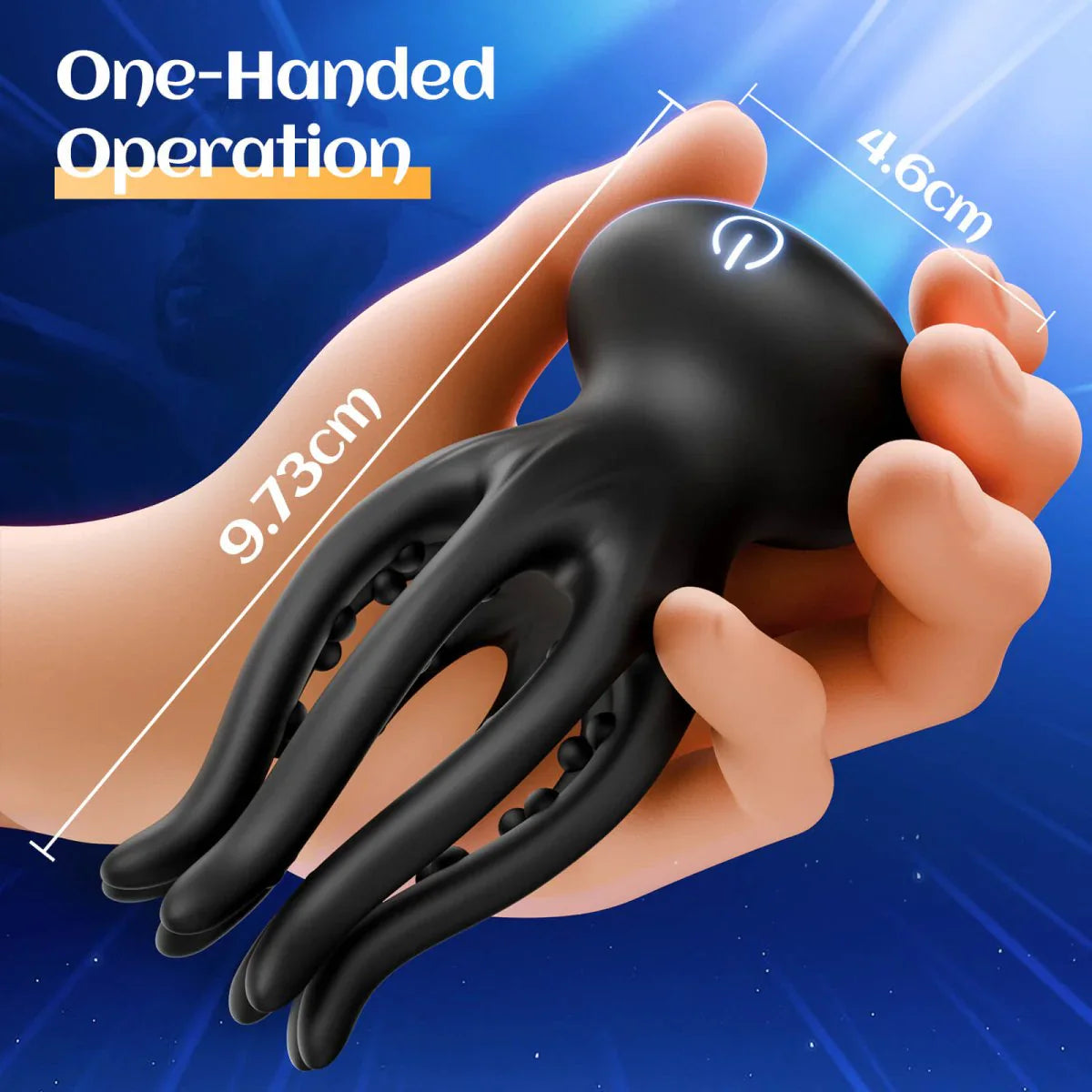 Octopus Tentacle Penis Trainer Vibrator Masturbator with 10 Vibration Modes