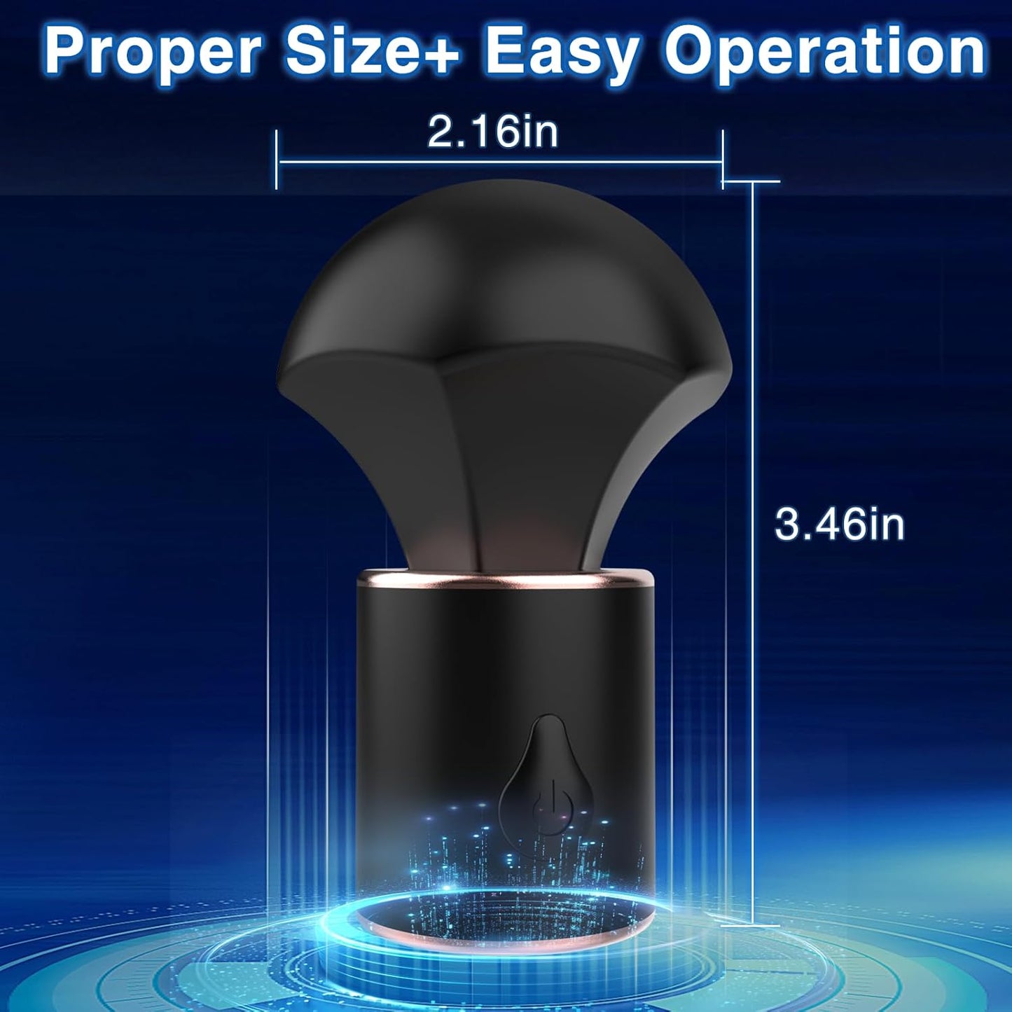 Magic Wand Vibrator Clitoral Nipple Stimulator Massager with 10 Vibrations & 5 Elektroschock Modes