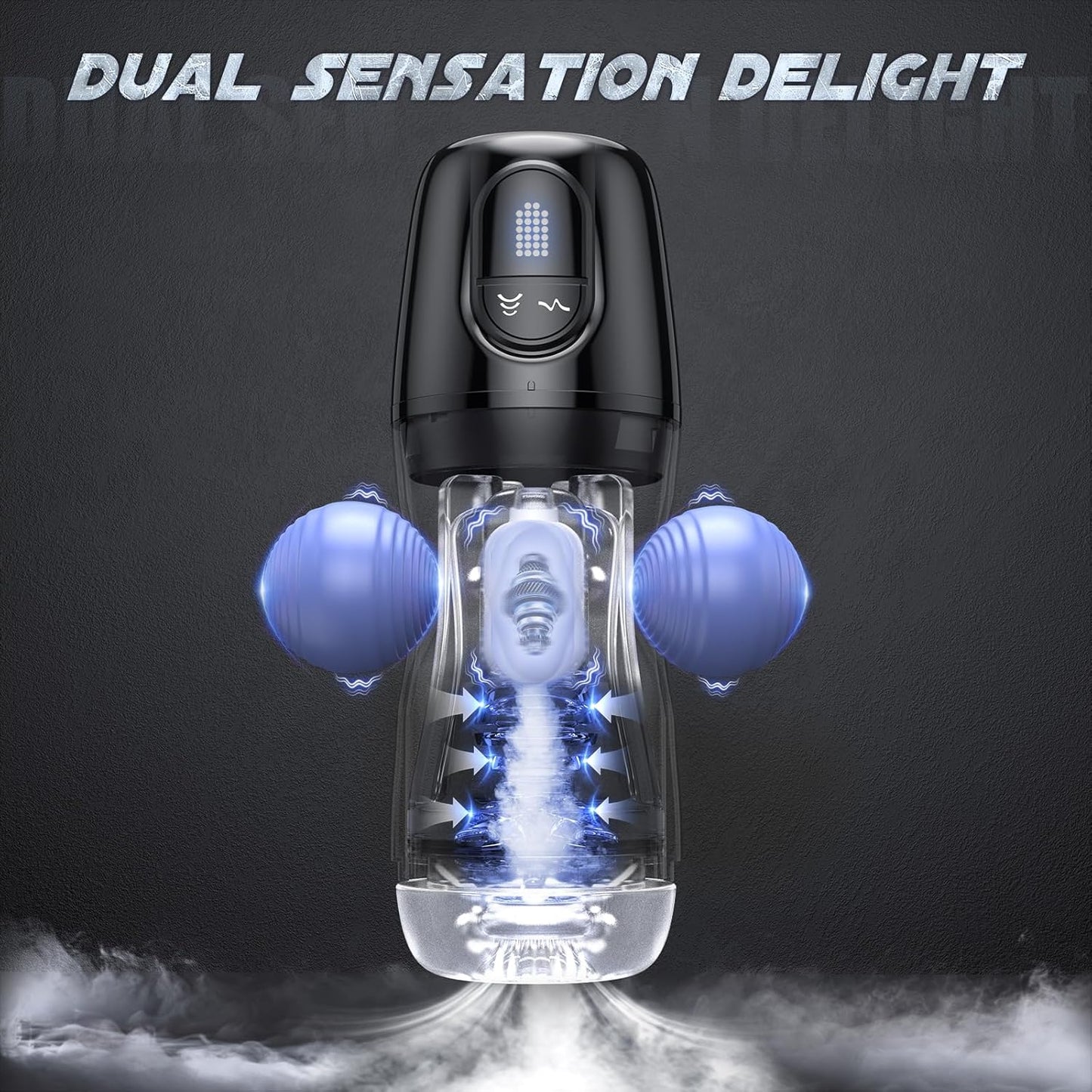 Automatic Masturbator Penis Pump Enlargers with 5 Sucking & 9 Vibrating Modes