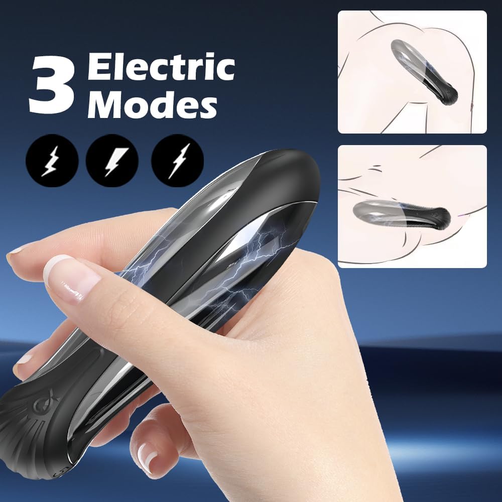 Electric Shock Plug Vibrator Prostate Massager Dildo Bullet Vibrator