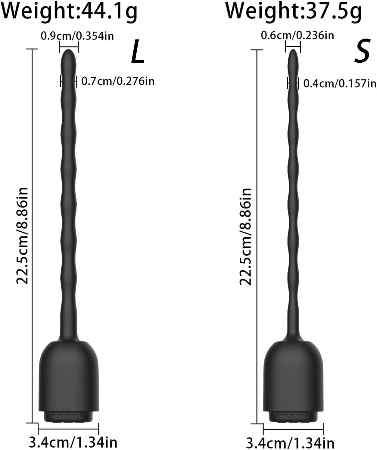 Remote Control Electro Stim Urethral Sound Anal Plug with 7 Modes