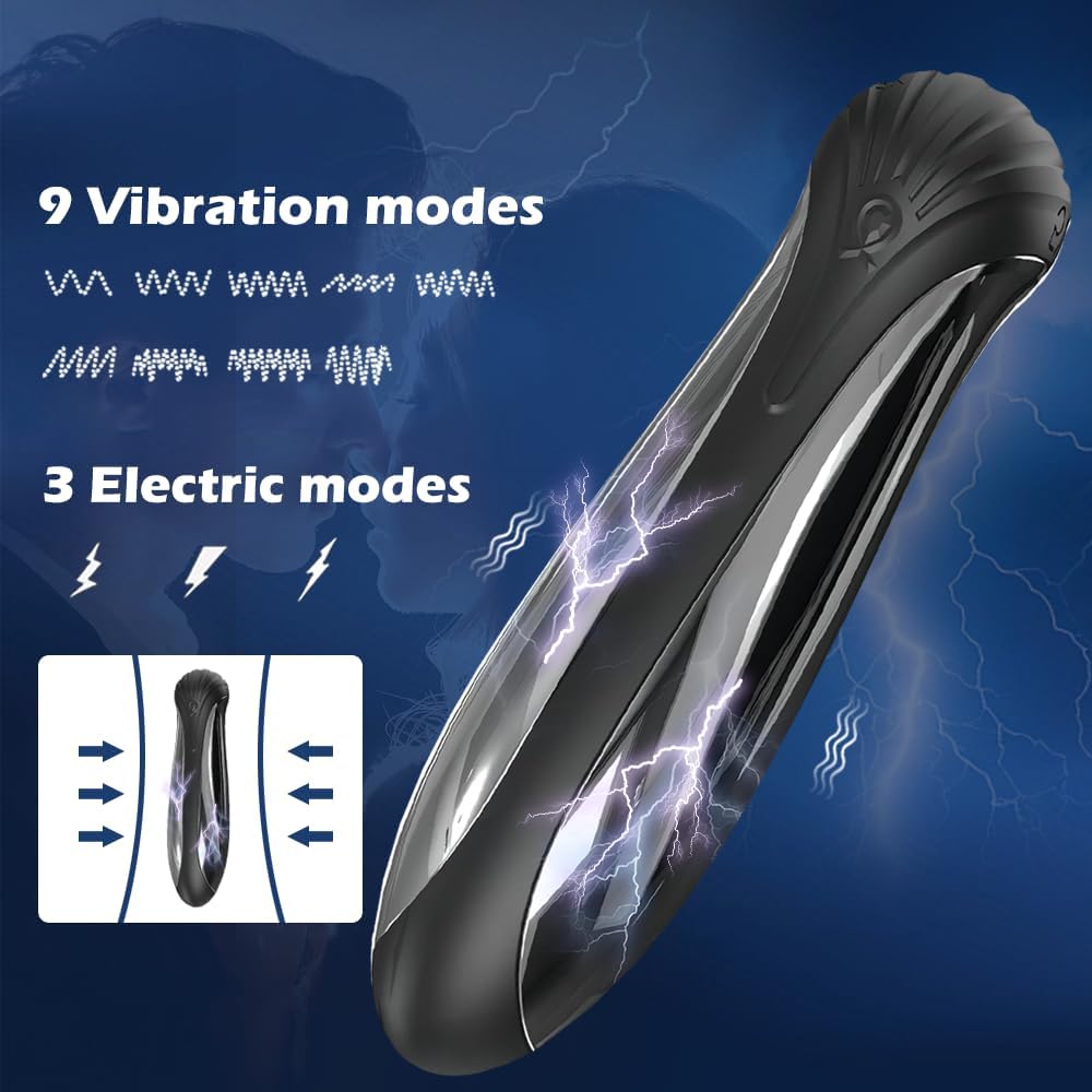 Electric Shock Plug Vibrator Prostate Massager Dildo Bullet Vibrator