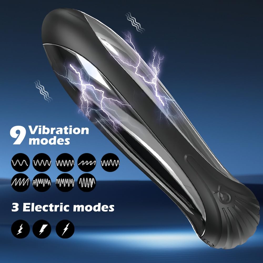 Electric Shock Plug Vibrator Prostate Massager Dildo Bullet Vibrator