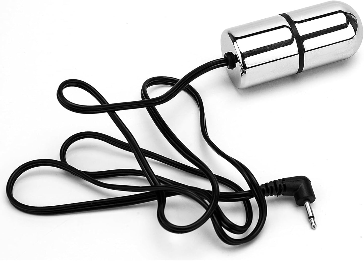 E-Stim Small Metal Anal Butt Plug Prostate Massager with 5 Pulsation Modes