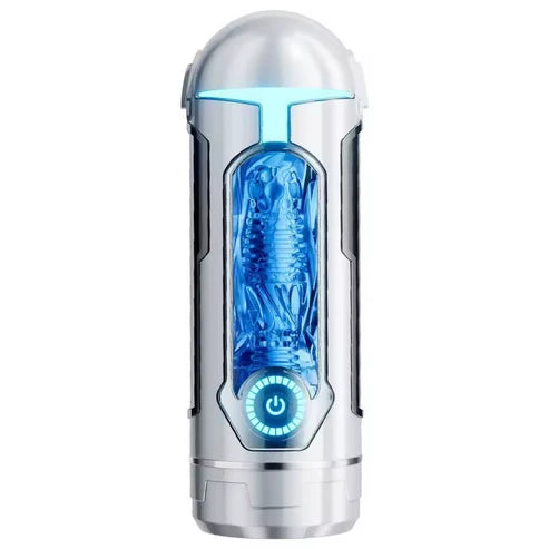 Automatic Masturbator Penis Stroker Blowjob with 10 Vibrating& Sucting & Heating Modes