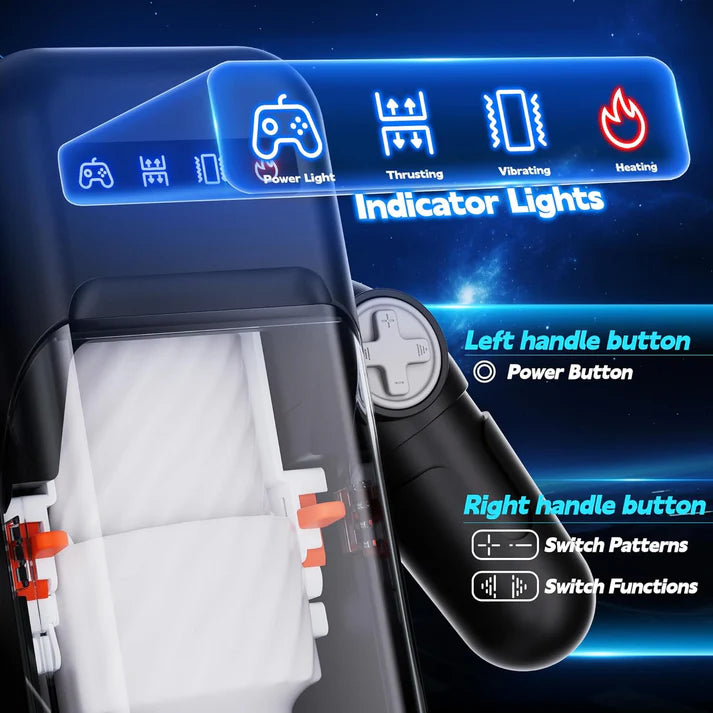 6 IN 1 Automatic Masturbation Stroker with 10 Vibration Modes & 2 Heating Levels