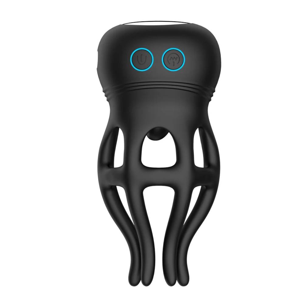 Glans Trainer Vibrator Penis Trainer Massage with 10 Vibration & Rotation Modes