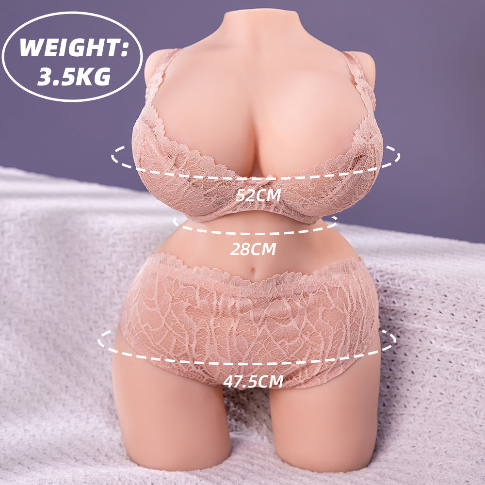 Jessica Auto - 8.82LB Sucking Vibrating Sex Doll Torso