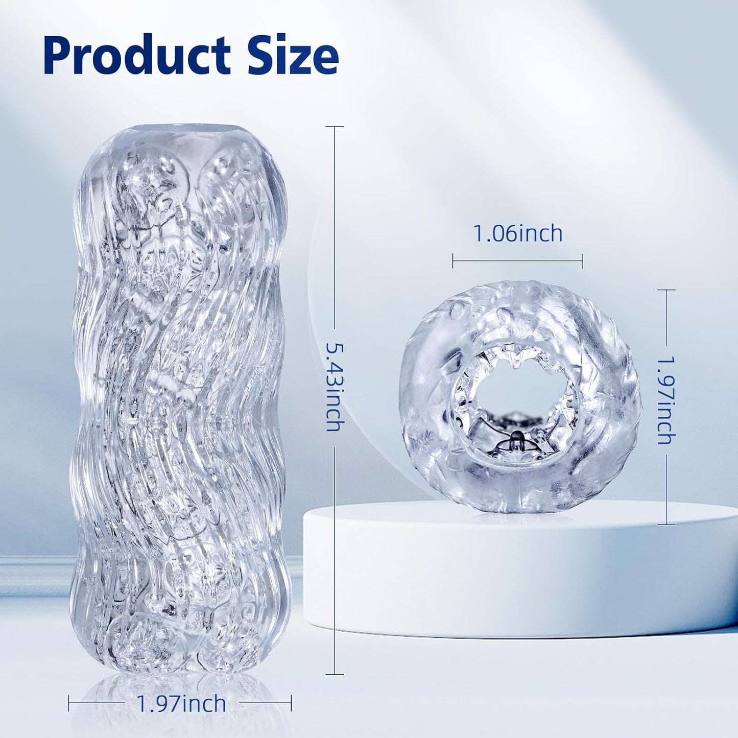 Realistic Pocket Pussy Stroker Penis Cock Sleeve Trainer Massager Masturbator