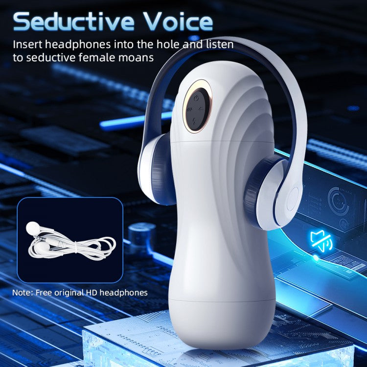 Automatic Masturbator Oral Stroker Blowjob with 5 Sucking & 10 Vibrating Modes