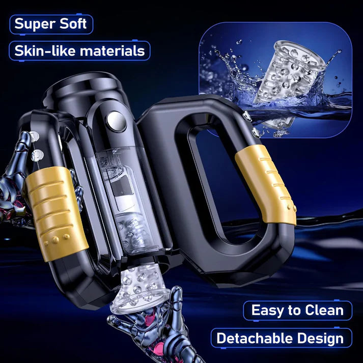 Automatic Male Masturbators Stroker Sex Machine with 10 Thrusting & Rotating Modes