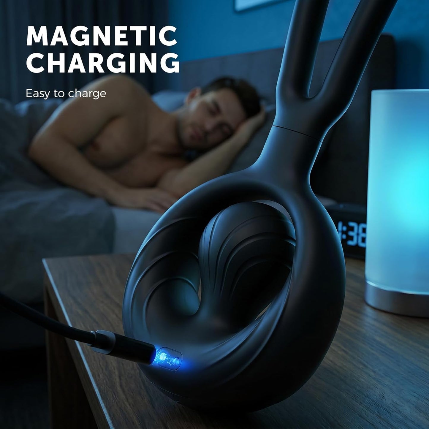 Vibrating Cock Ring Taint Stimulator Anal Butt Plug Prostate Massager with with 10 Modes