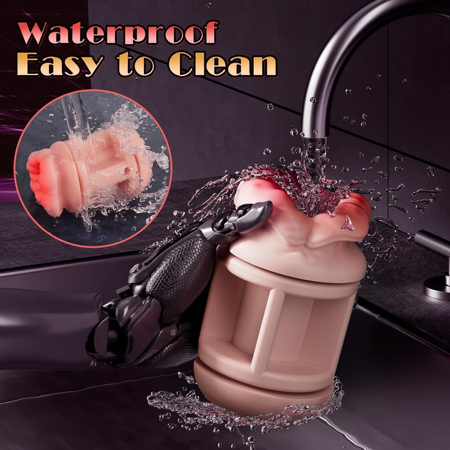 Open-Ended Realistic Penis Trainer Vibrator Stroker Blowjob with 10 Vibration Modes