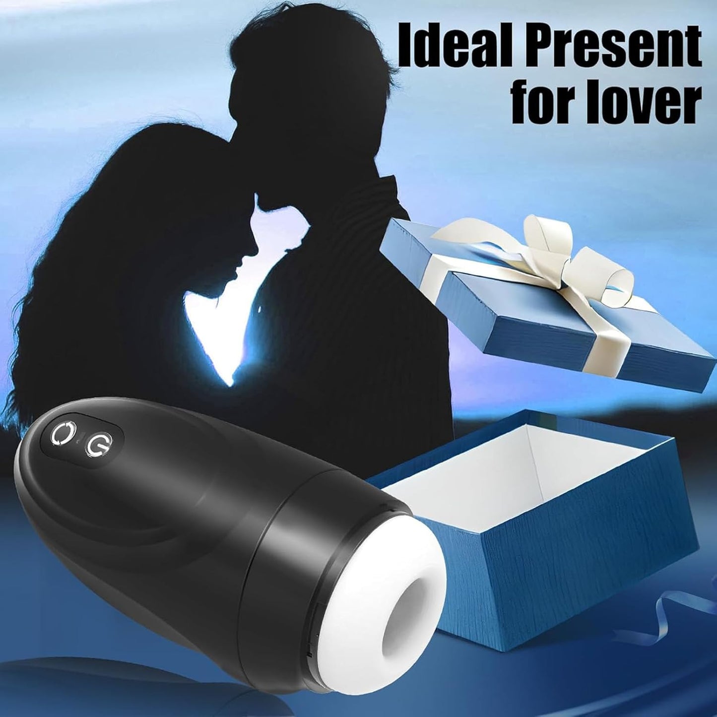 Automatic Masturbator Pocket Pussy Stroker Machine with 9 Vibration & 9 Suction Modes