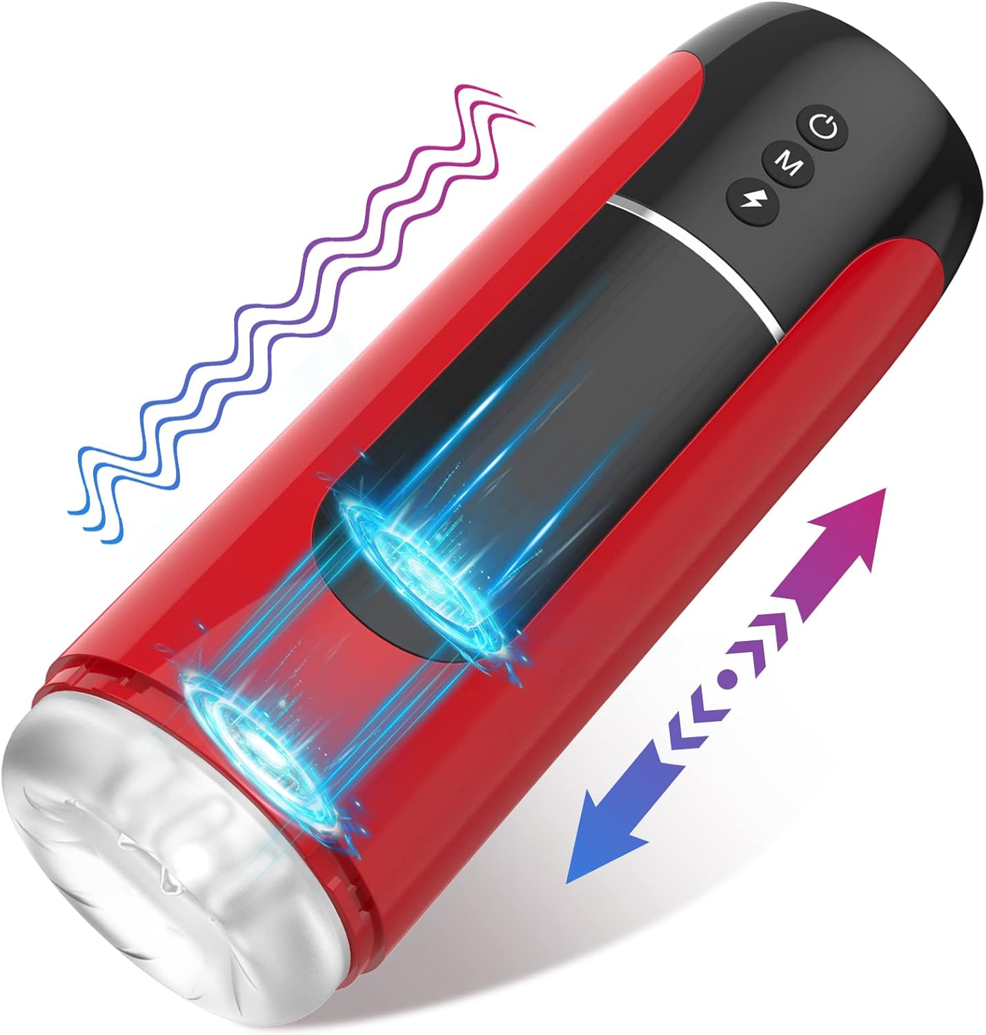 Automatic Masturbator Stroker with 7 Sucking & Vibrating Modes