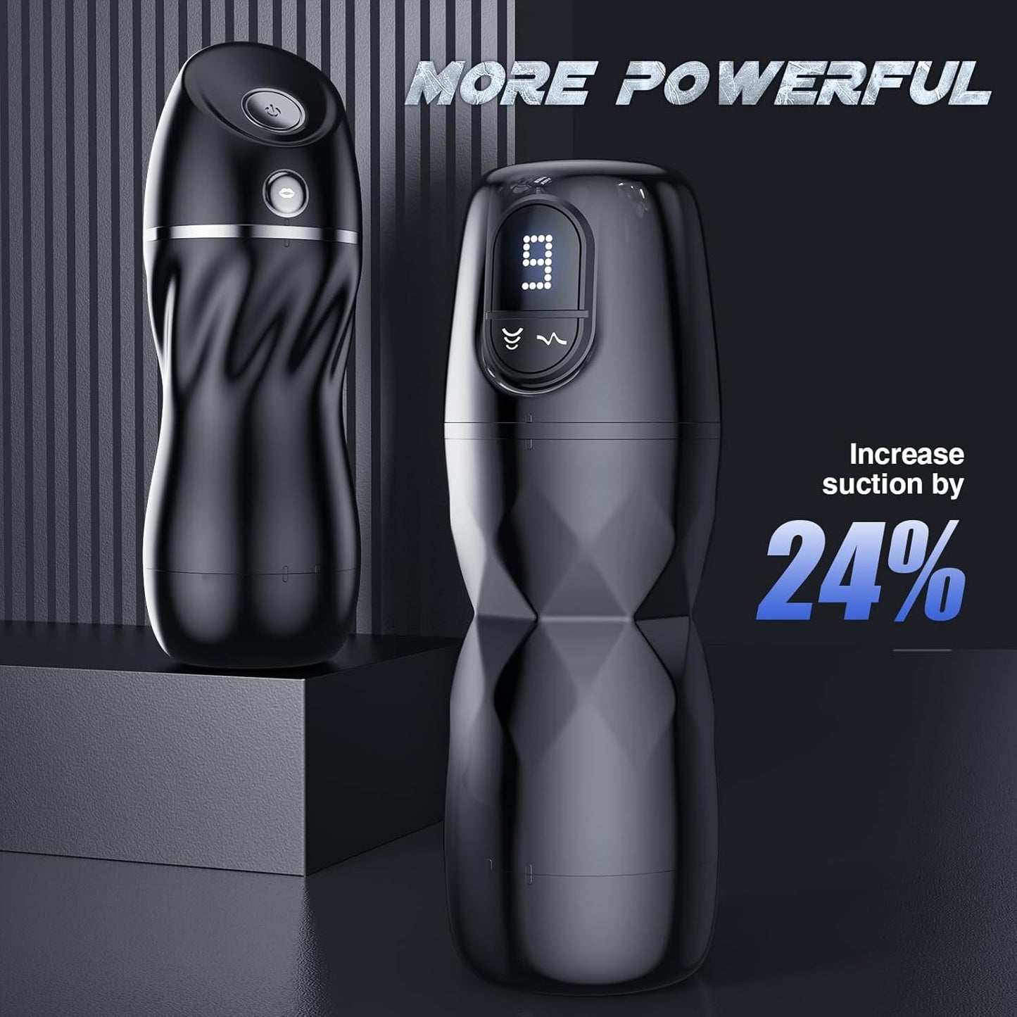 Automatic Masturbator Penis Pump Enlargers with 5 Sucking & 9 Vibrating Modes