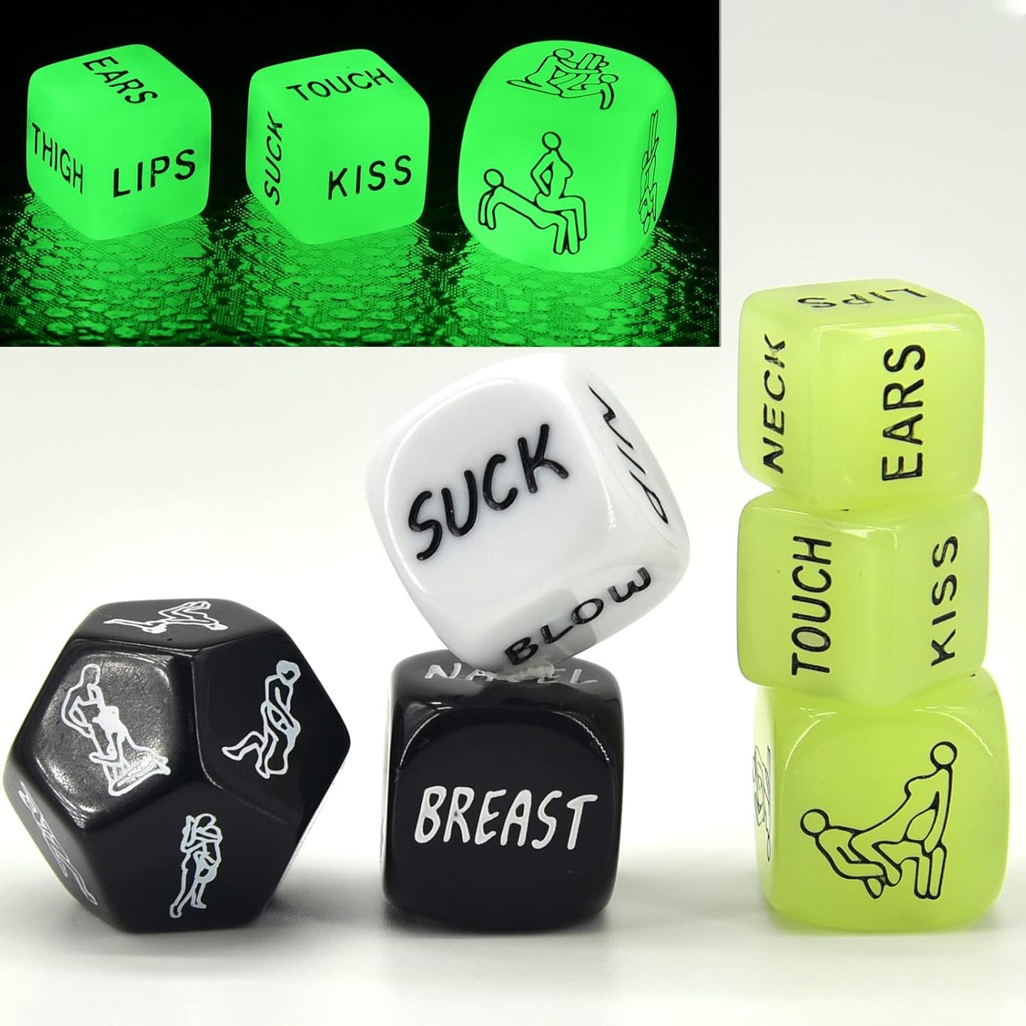 2 Sex Dice Combinations Erotic Games Romantic Couple Toys