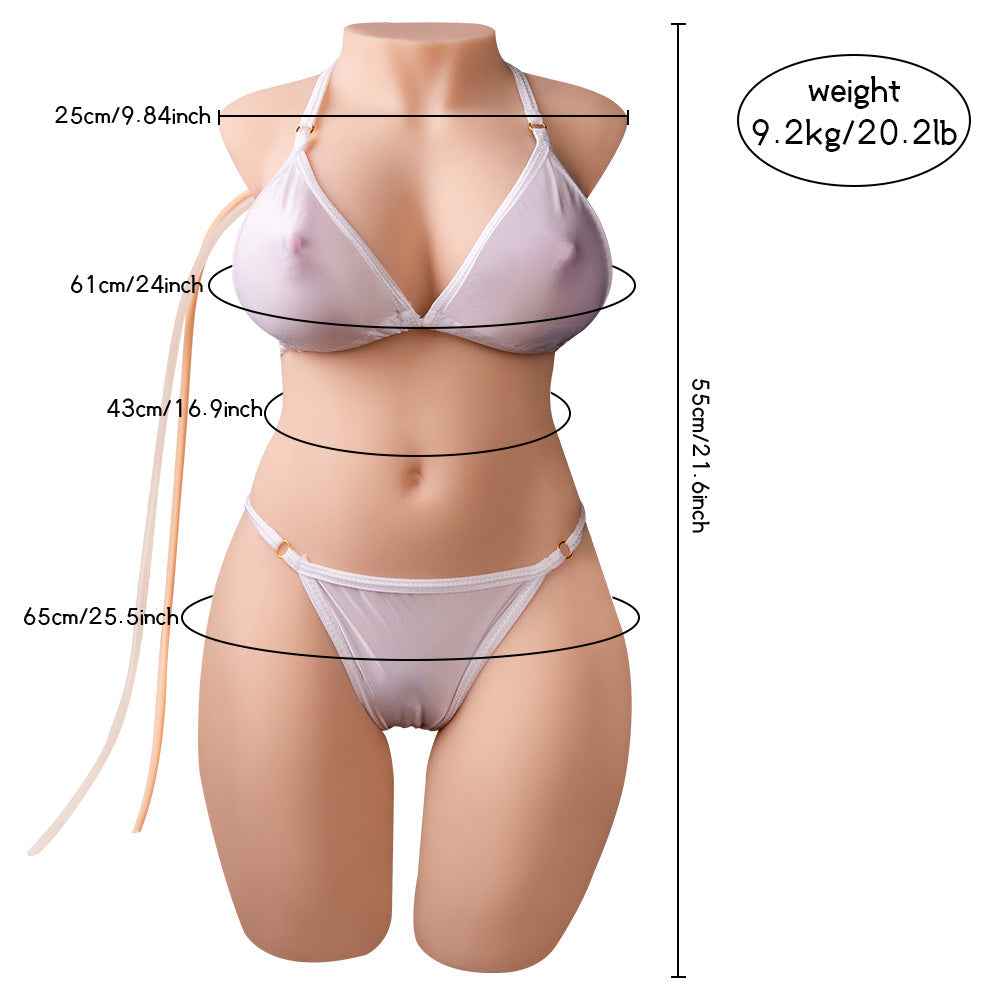 Miah Auto - 20.2LB Automatic Sucking Torso Sex Doll Male Masturbator