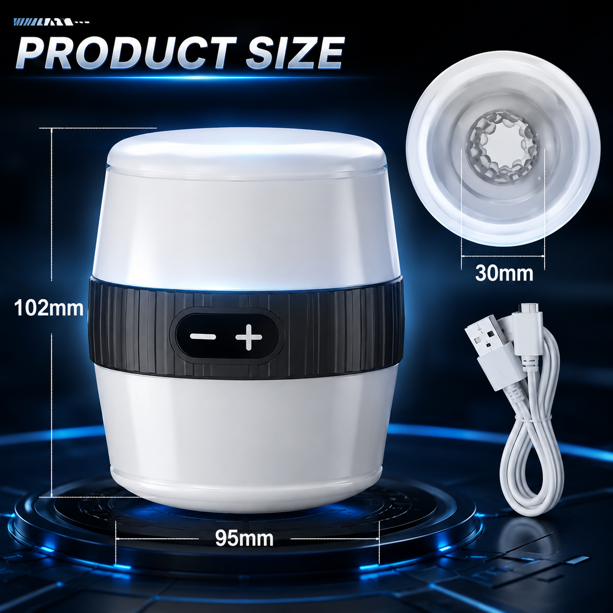 Automatic Penis Trainer Vibrator Machine Device Masturbator with 12 Vibration Levels