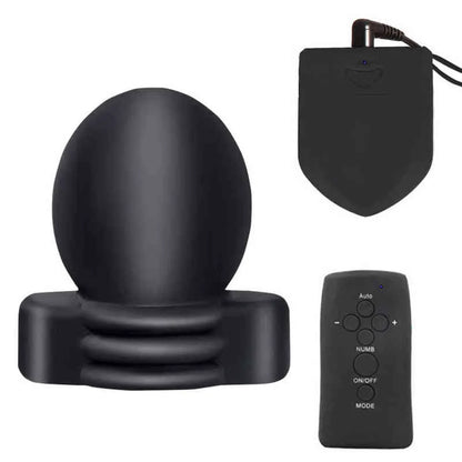 Electric Power Host Glans Ring Ball Stretcher Testicle E-Stim Kit