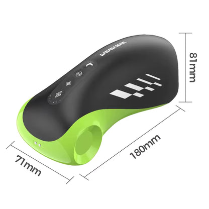 E-stim Penis Trainer Vibrator Stroker Blowjob with Vibration & Electric Shock & Heating Modes
