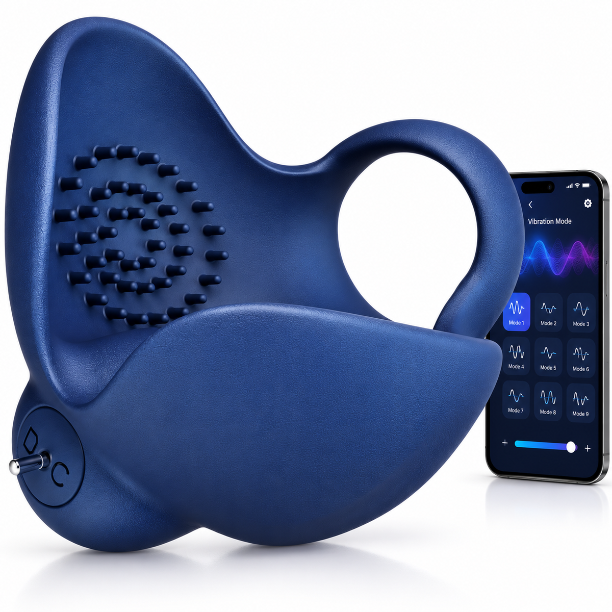 3 IN 1 Dual-Ring Penis Vibrator Trainer Clitoral Stimulator Cock Ring with 10 Vibration Modes