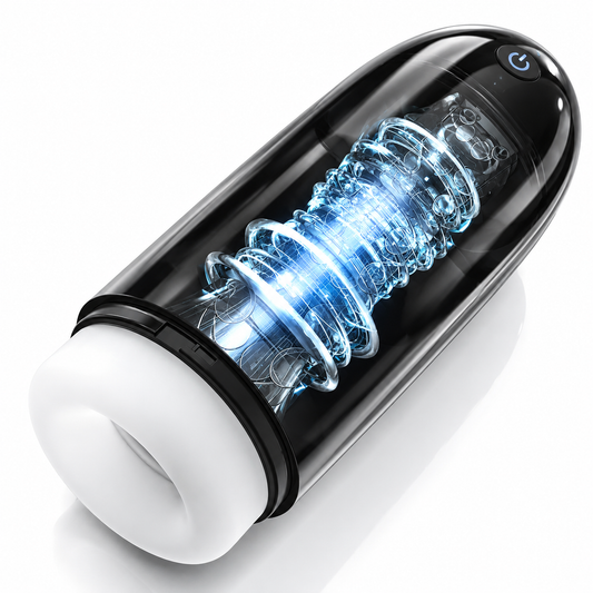Automatic Masturbator Pocket Pussy Stroker Machine with 3 Vibration & 9 Suction Modes