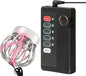 Electric Shock Chastity Testicle Crusher Cock Ball Testicle Stretcher with 4 Vibration Modes