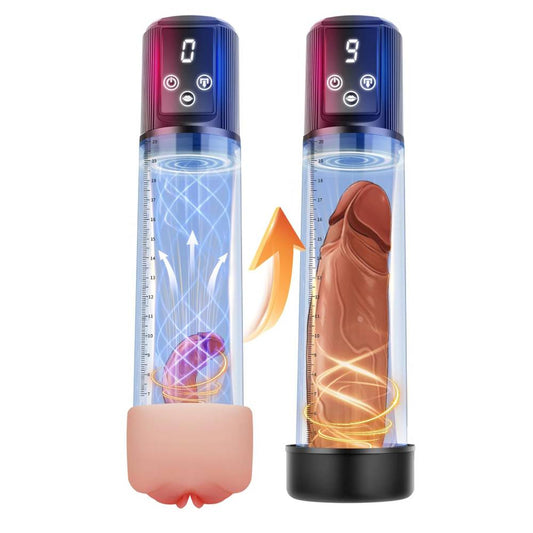 Electric Penis Pump Trainer Enlargement with 9 Sucking & Training Modes